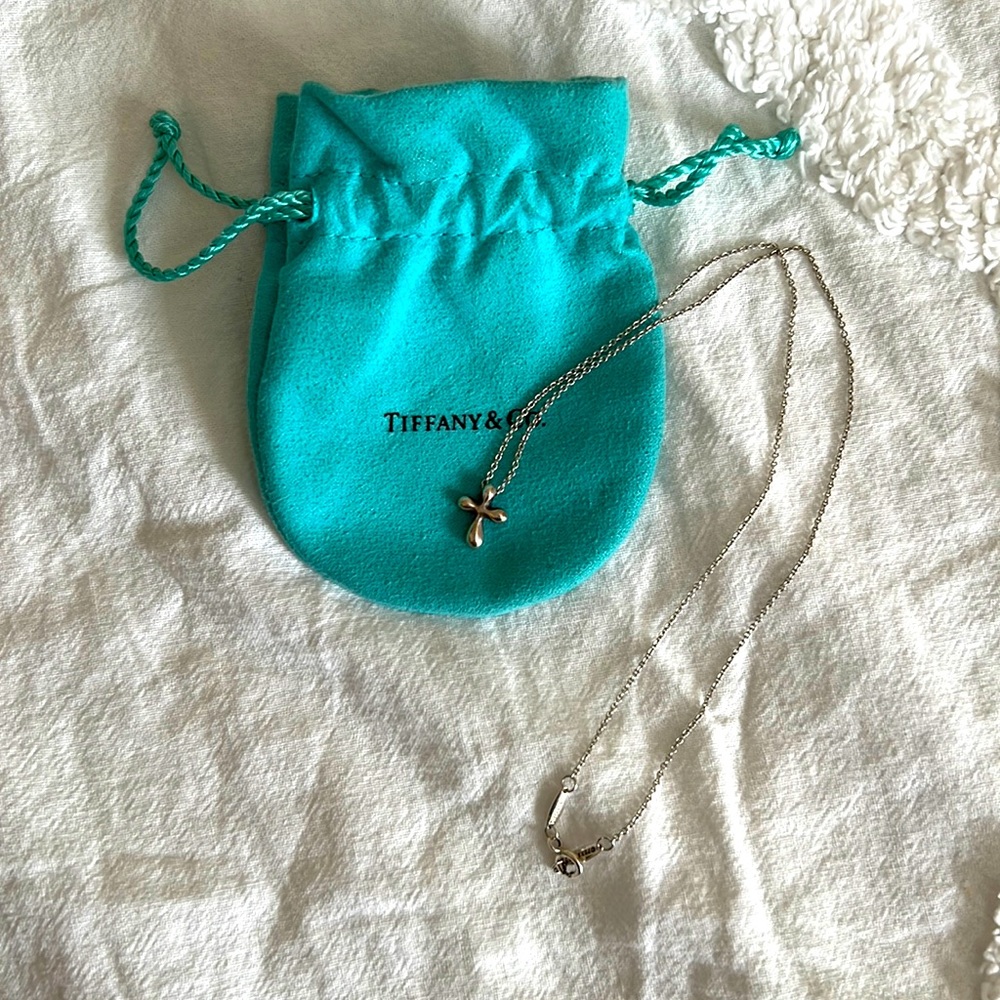 Tiffany & Co. Elsa Peretti Mini Cross Necklace